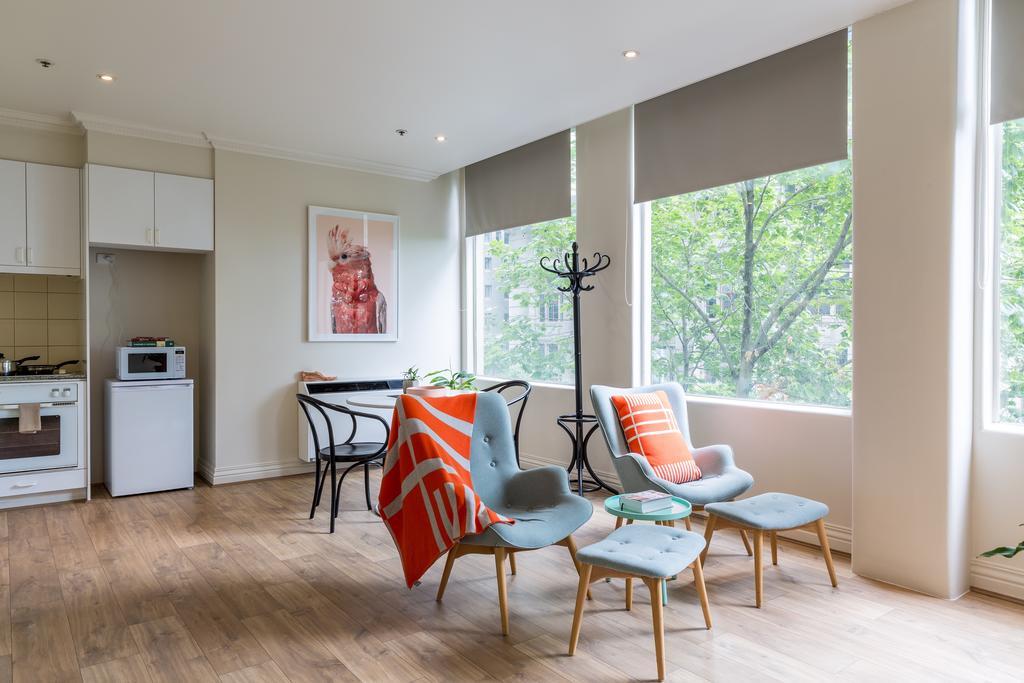 1 Exhibition Apartment Hotel メルボルン エクステリア 写真